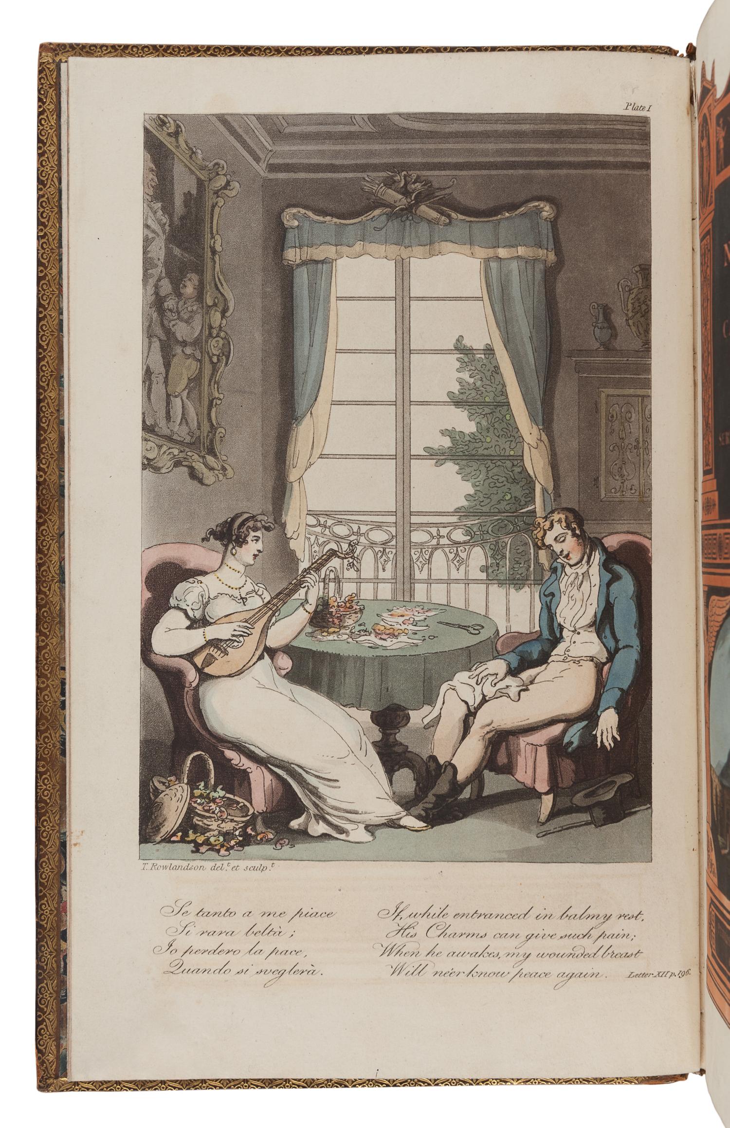 [ENGELBACH, Lewis]. -- ROWLANDSON, Thomas, illustrator. Naples and the Campagna Felice. London: R. Ackermann, 1815.