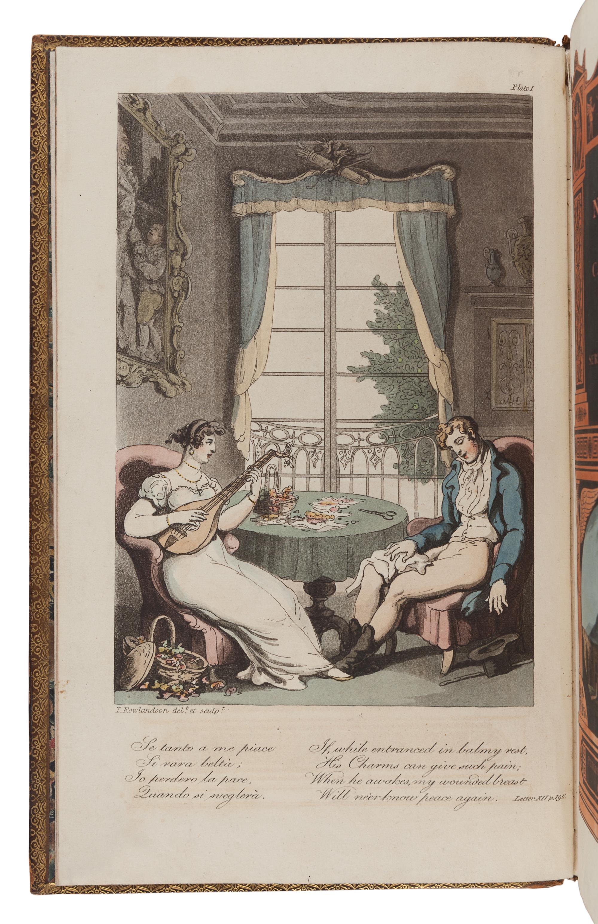 [ENGELBACH, Lewis]. -- ROWLANDSON, Thomas, illustrator. Naples and the Campagna Felice. London: R. Ackermann, 1815.