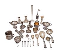 A Collection of Silver and Silver-Plate Table Articles