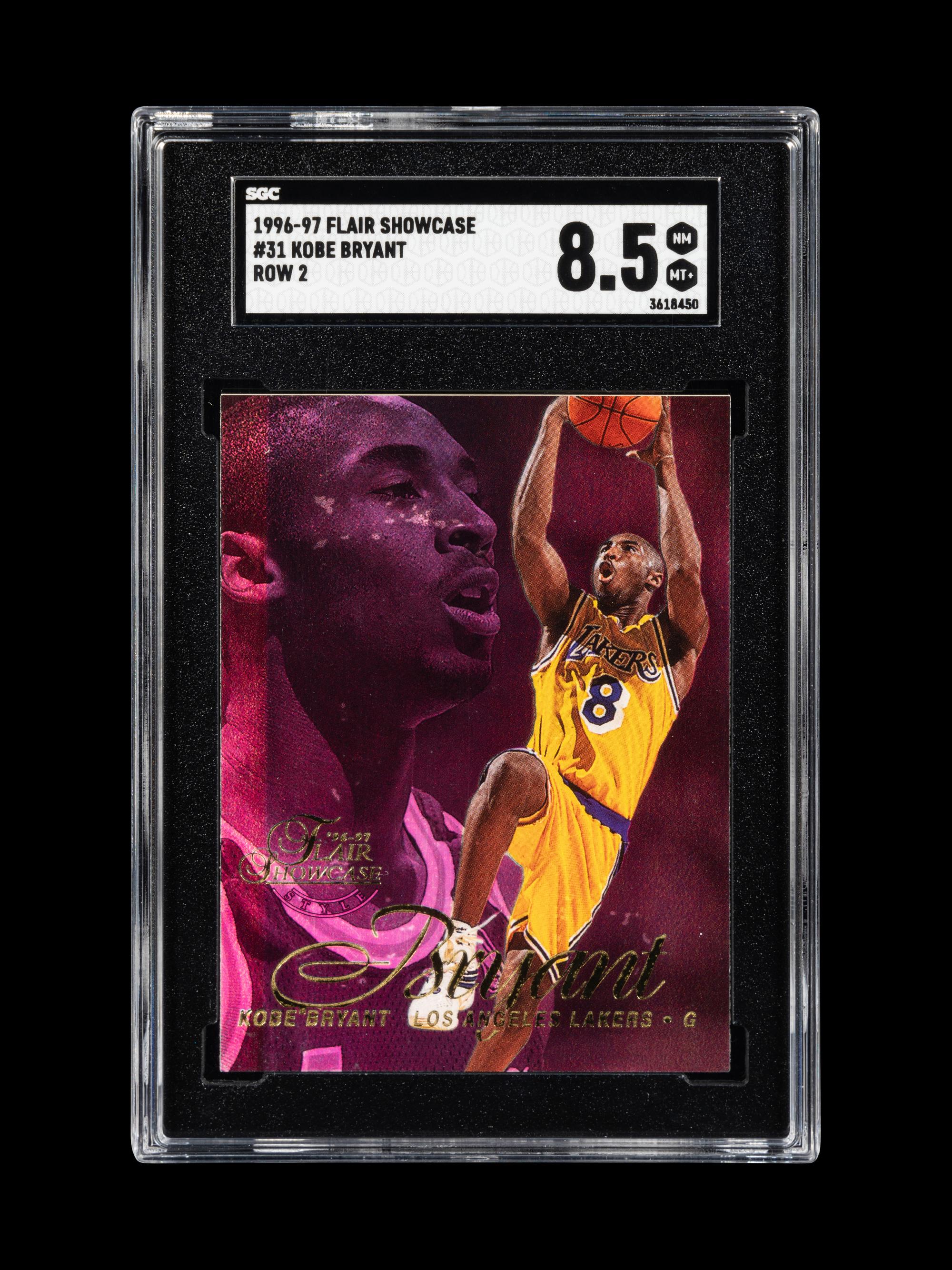 A Group of 1996-97 Flair Kobe Bryant Rookie Basketball Cards,