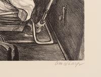 A group of six American prints (Ruth Chaney, Basketball ; Maxim Gottlieb, The Village Thief ; John Gregory, Cortez Street, Boston ; Lawrence Kupferman, Victorian Mansion ; Reginald Marsh, Star Burlesque ; William Sharpe, Ambulance )