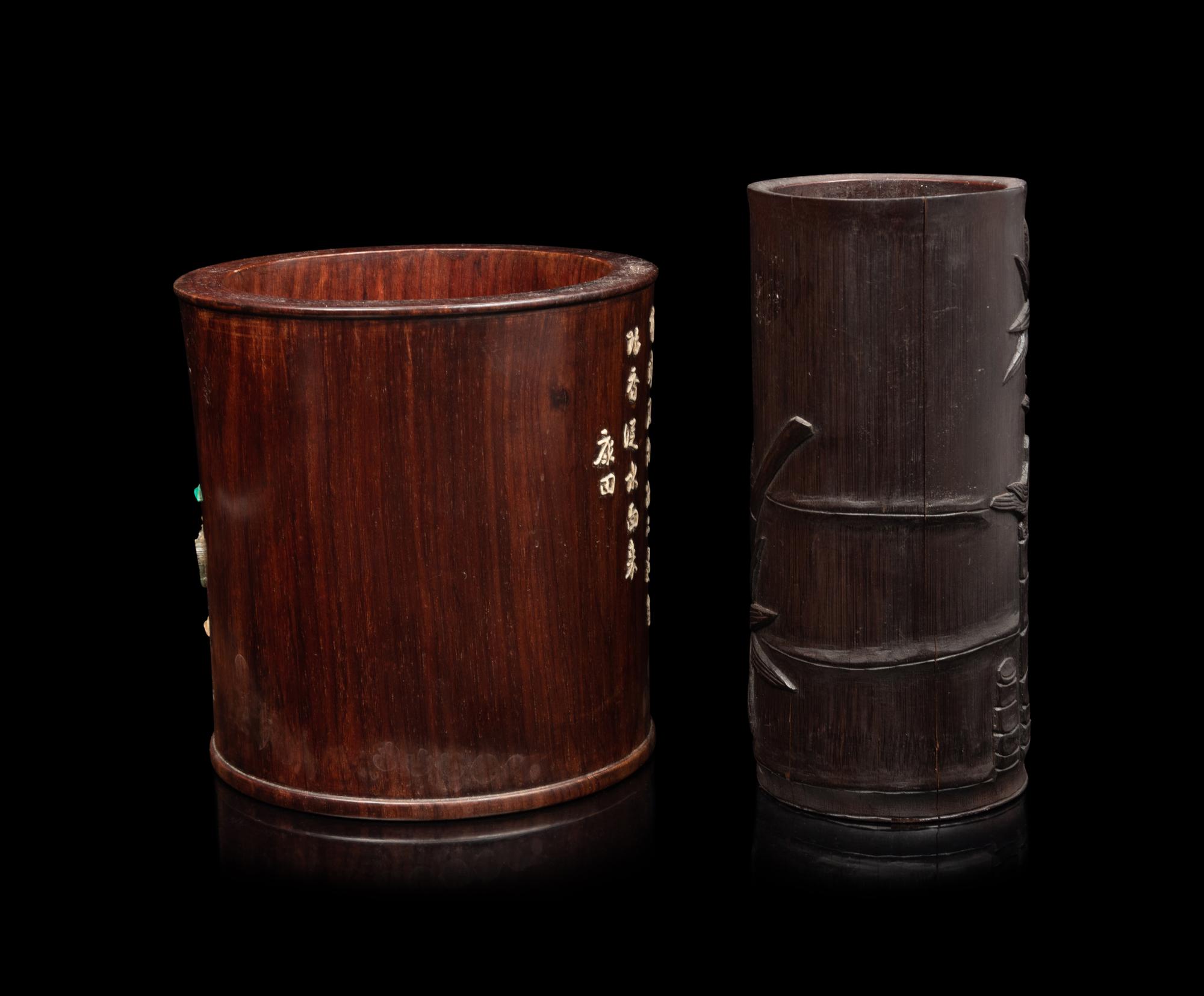 Two Brushpots, Bitong