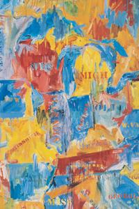 Exhibition poster from the Museum of Modern Art (Map), 1989