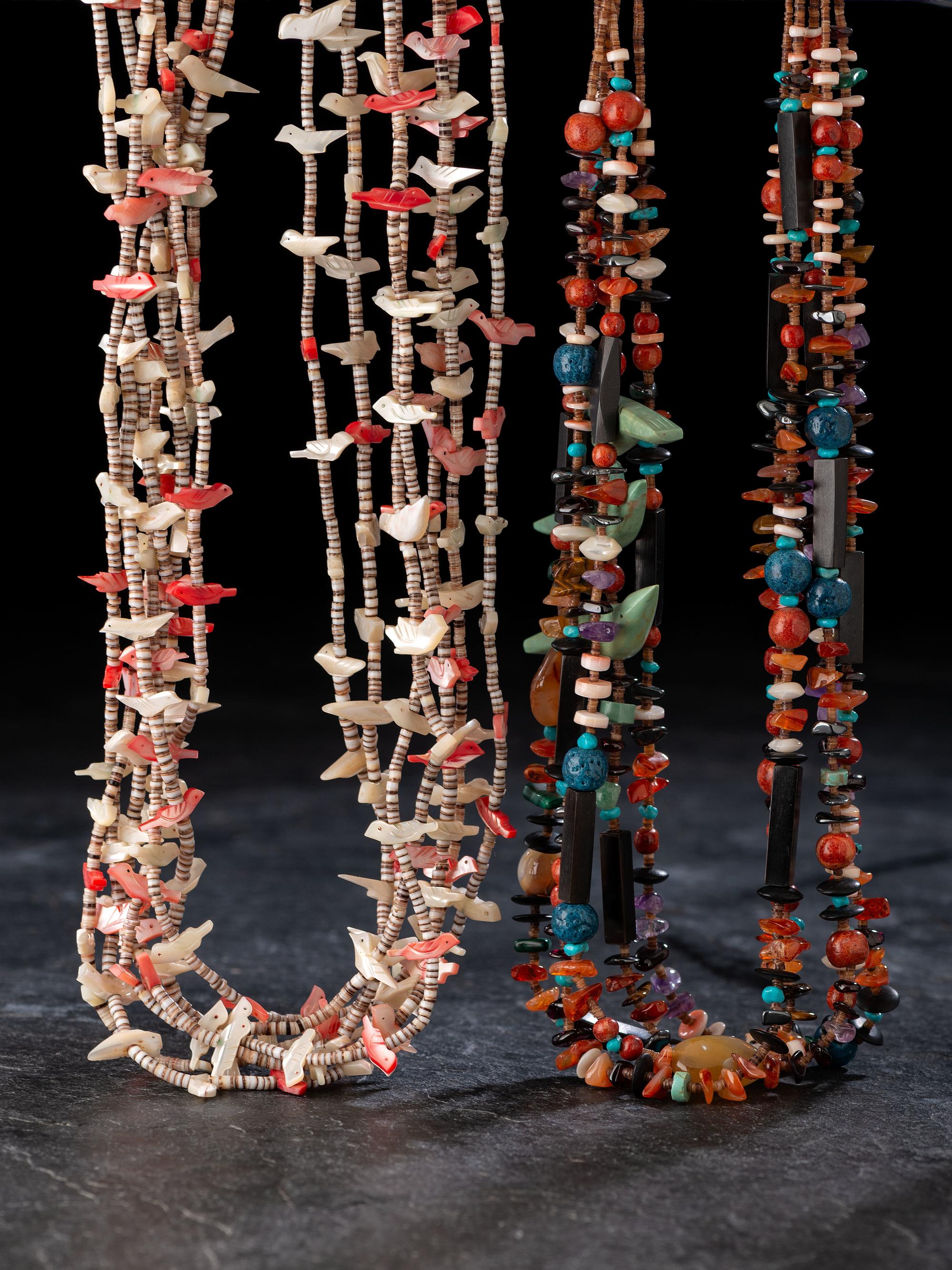 Kewa Multi-strand Treasure and Fetish Necklaces