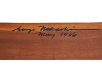 Frenchman's Cove II dining table, designed 1959 Nakashima Studios, USA