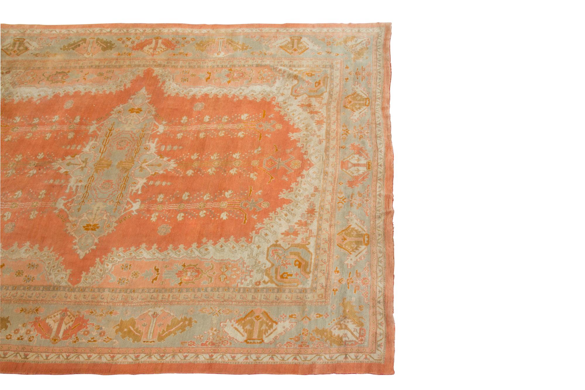 An Oushak Carpet 16 feet 10 inches x 12 feet 10 inches. — 20TH CENTURY