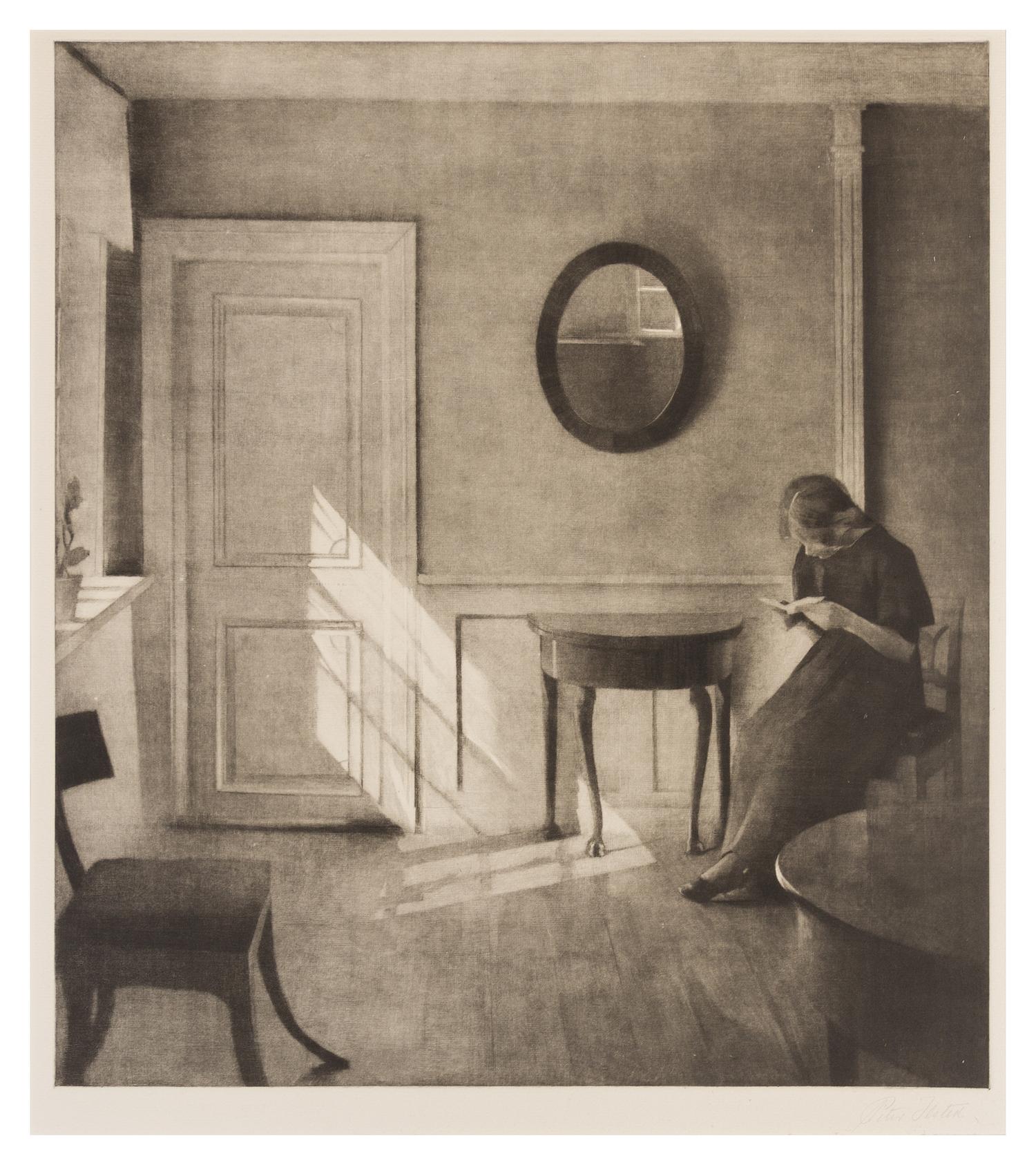Peter Vilhelm Ilsted, (Danish, 1861-1933), Sunshine in an Interior