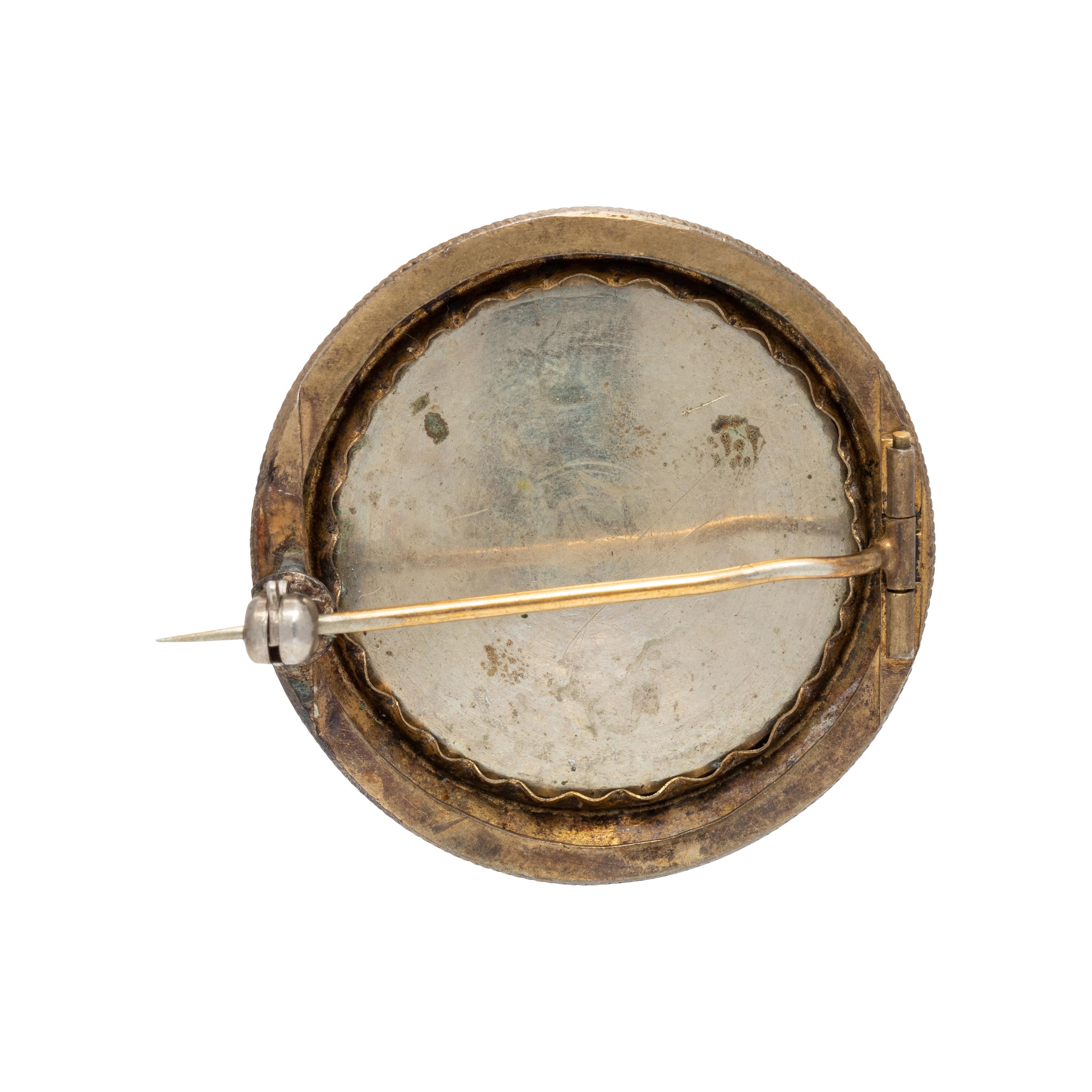 MICROMOSAIC BROOCH