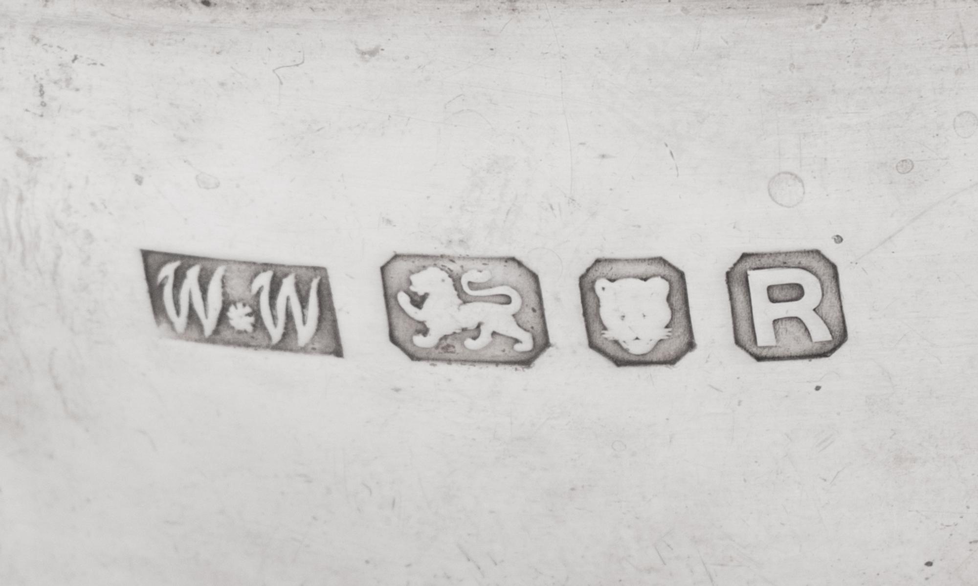 Six English Silver Open Salts with Five Other English Silver Articles