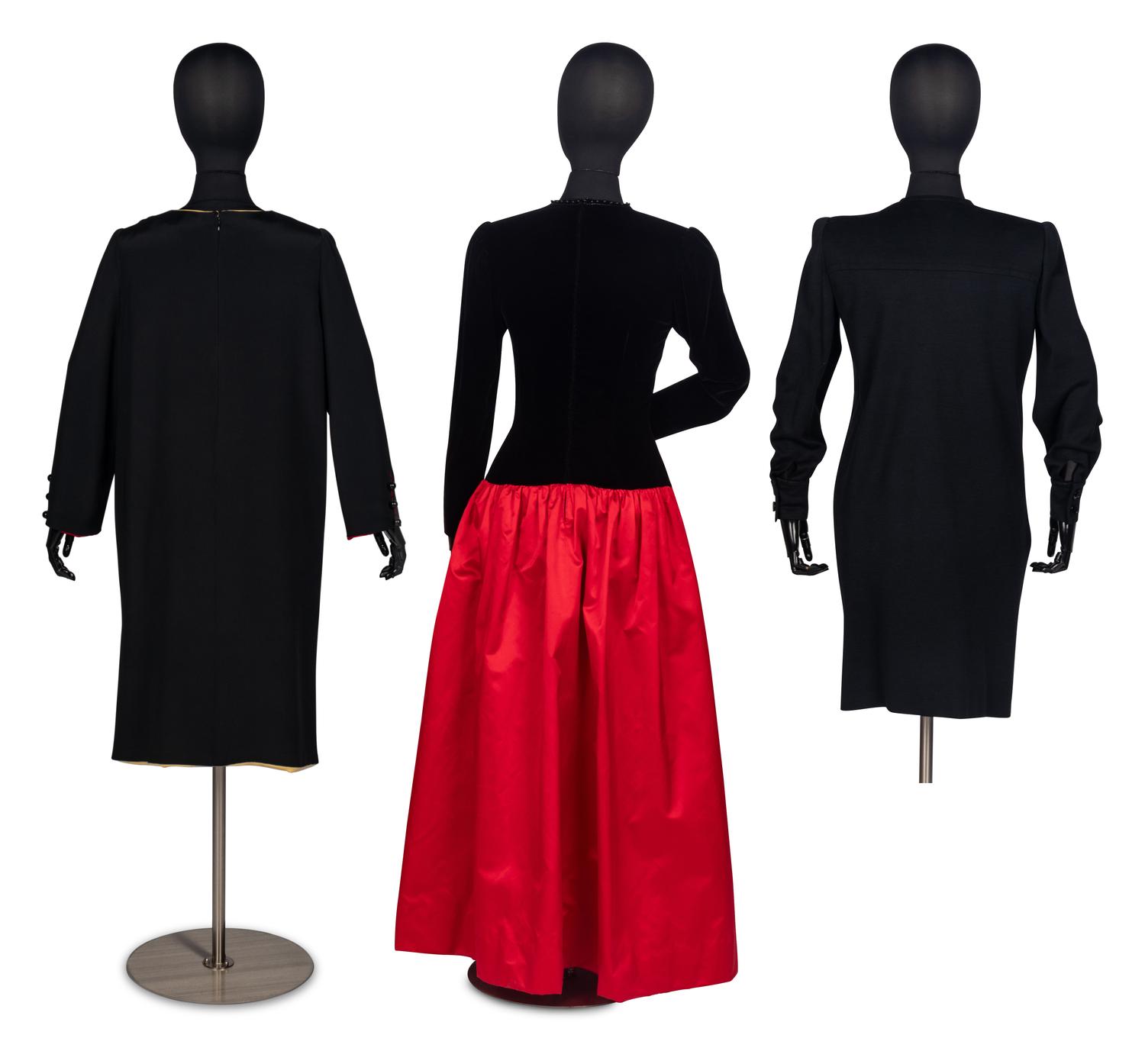 Three Designer Dresses, Givenchy & Bill Blass