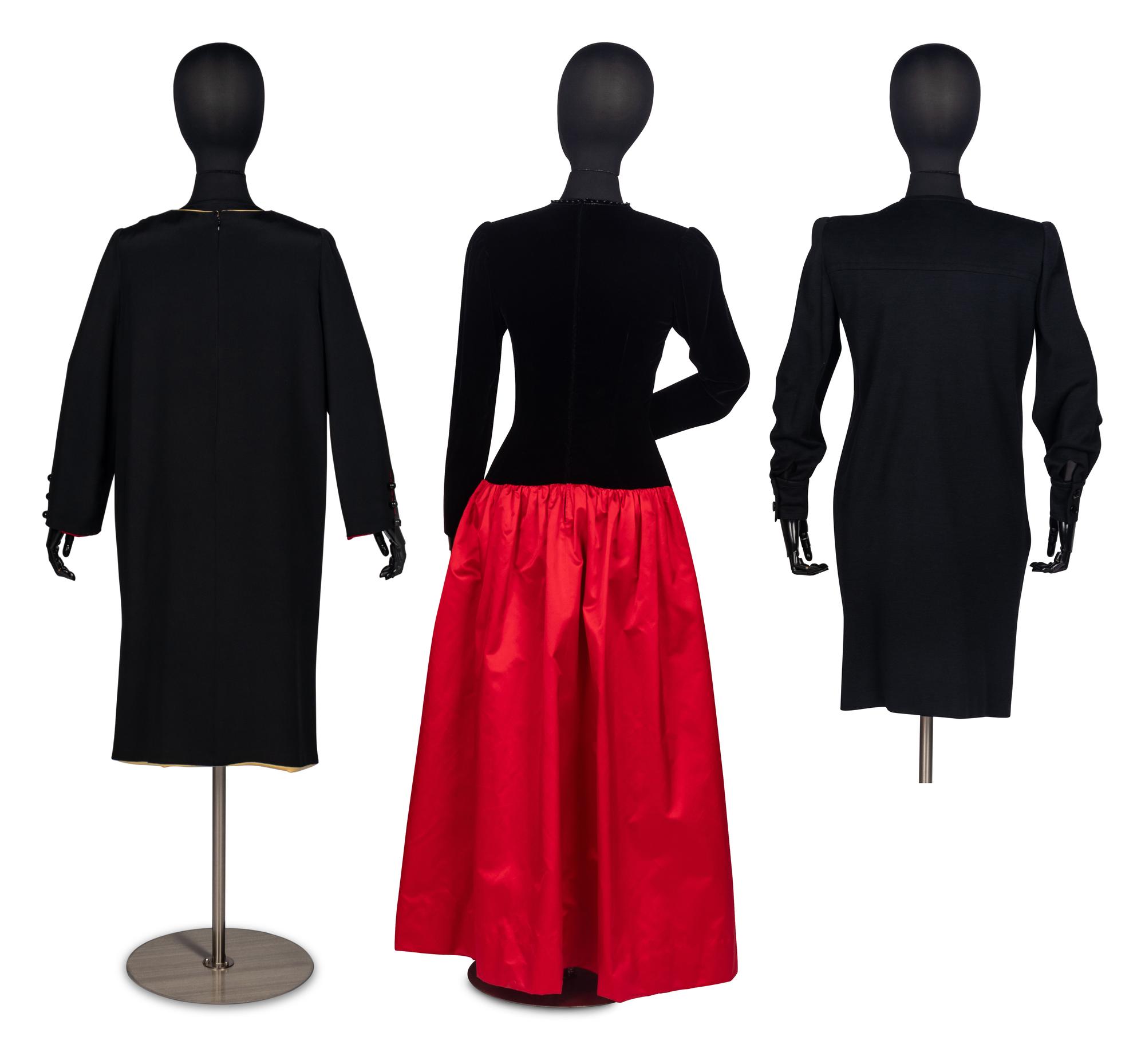 Three Designer Dresses, Givenchy & Bill Blass
