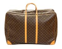 A Louis Vuitton Monogram Canvas Sirius Soft Sided Suitcase, 19"H x 27.5"W x 8.25"D; Handle drop: 4.5".