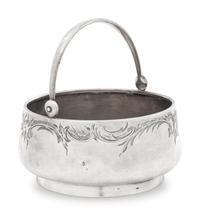 A Russian Silver Sugar Bowl