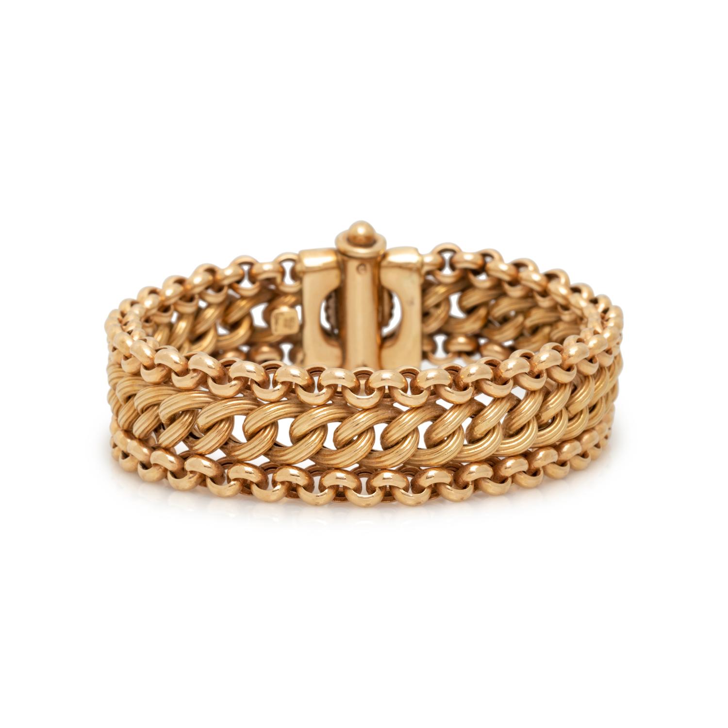 YELLOW GOLD BRACELET