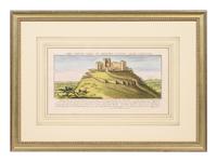 A Set of Eight English Architectural Engravings with Hand-Coloring