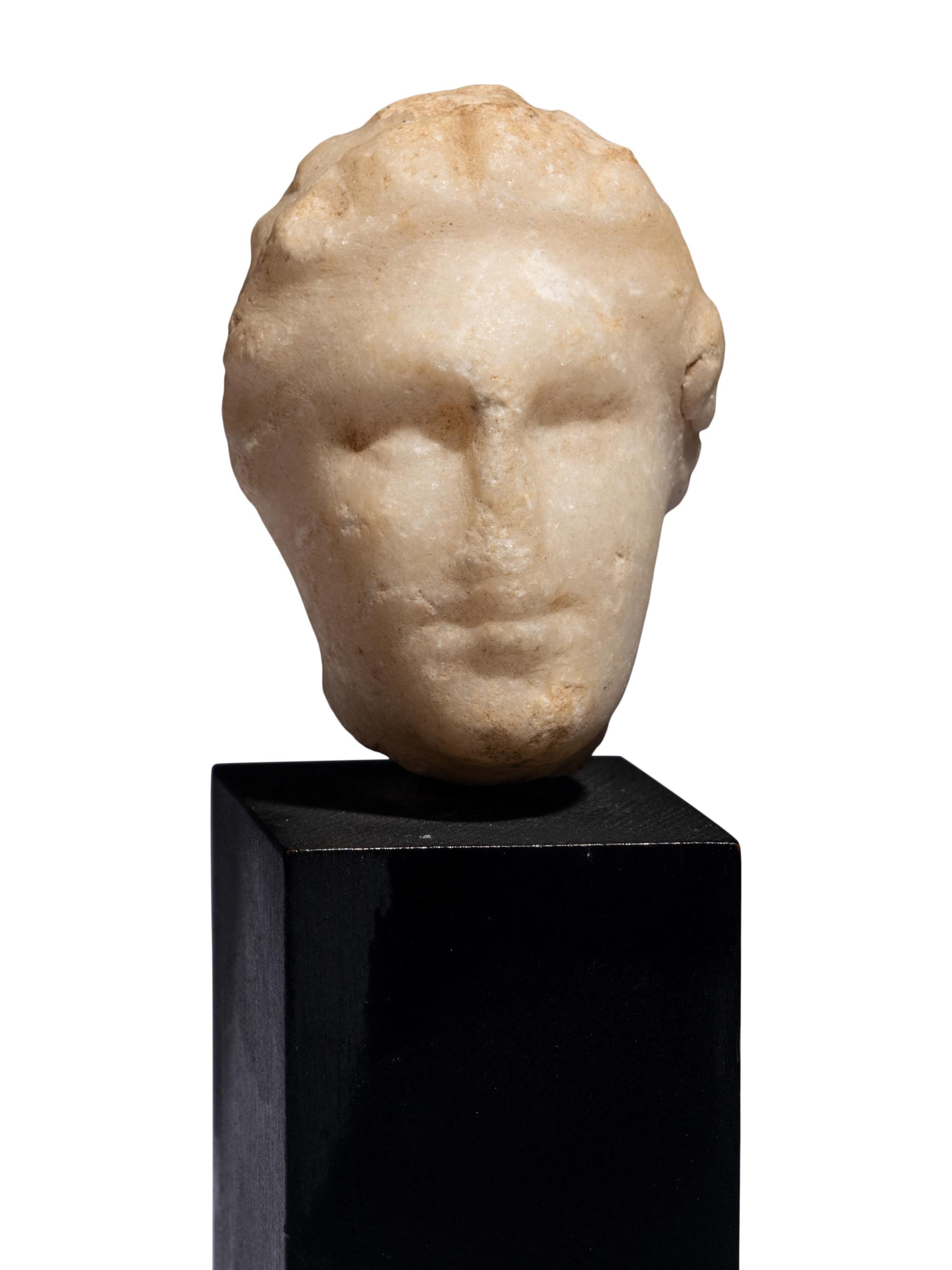 A Roman Marble Head