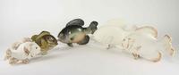 A Group of Five Haeger Pottery Figures Length of longest 12 1/2 inches. — ATTRIBUTED TO ERIC OLSEN