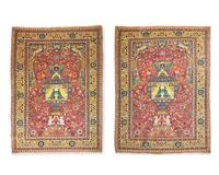A pair of Tabriz rugs, 20th century