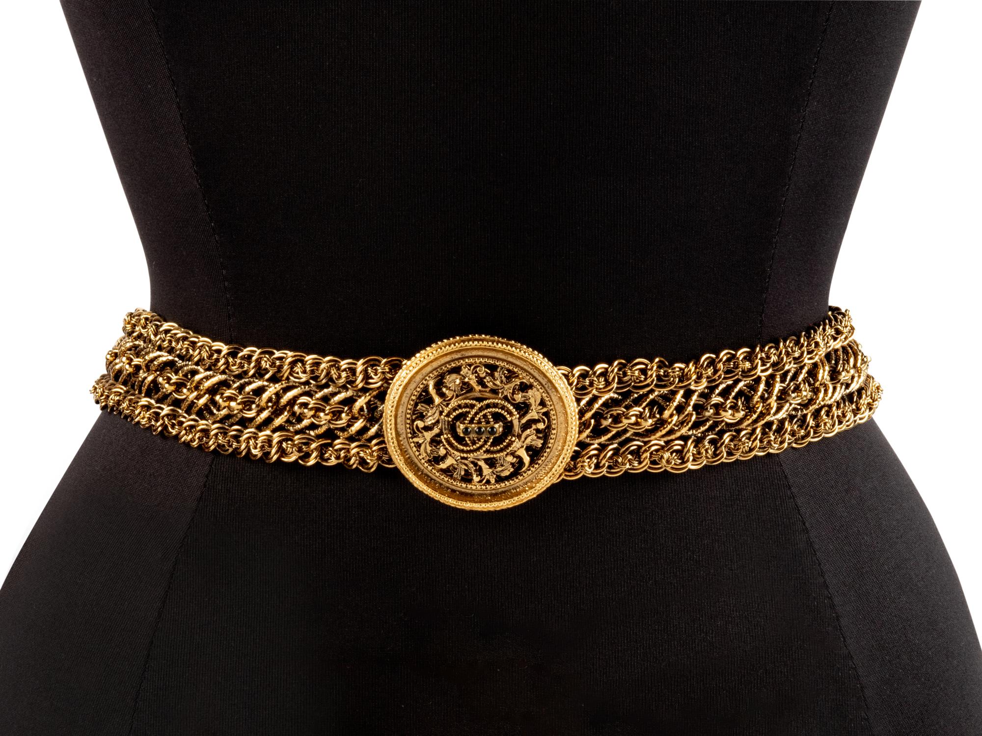 Chanel Filigree and Chain Belt, 2011