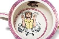 Two Sunderland Luster Chamber Pots