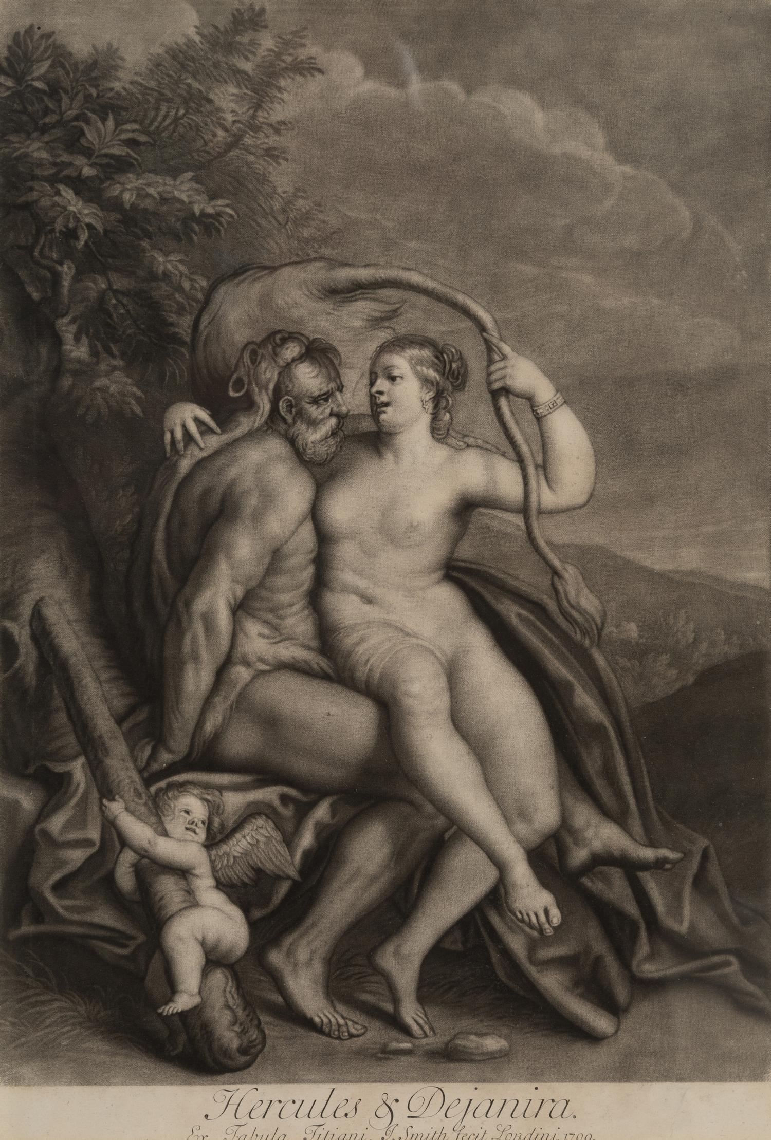 A Set of Three Chromolithographs after Titian