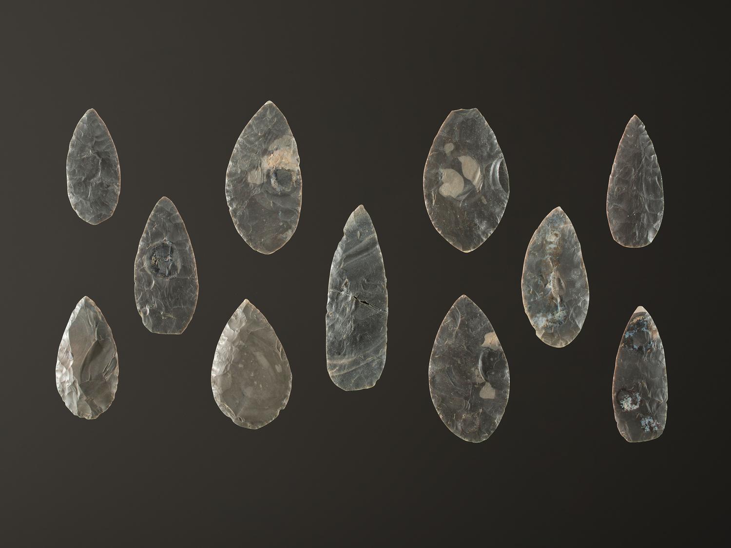 A Cache of Hornstone Blades
