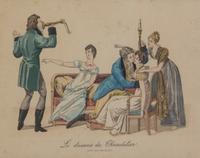 A Group of Four English Hunting Prints, after Henry Thomas Aiken, Height 10 1/4 x width 27 inches (visible).