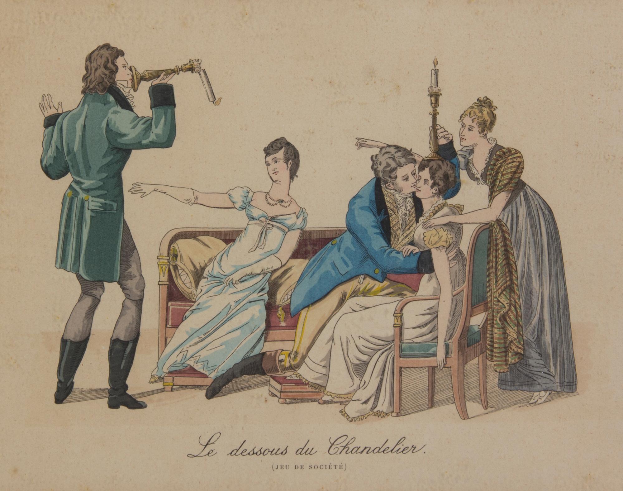 A Group of Four English Hunting Prints, after Henry Thomas Aiken, Height 10 1/4 x width 27 inches (visible).