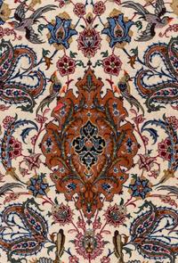 An Isfahan Wool and Silk Pictorial Rug