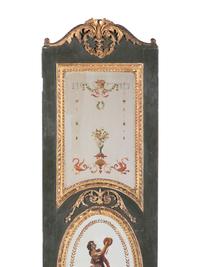 A Pair of Venetian Reverse-Painted Glass Doors
