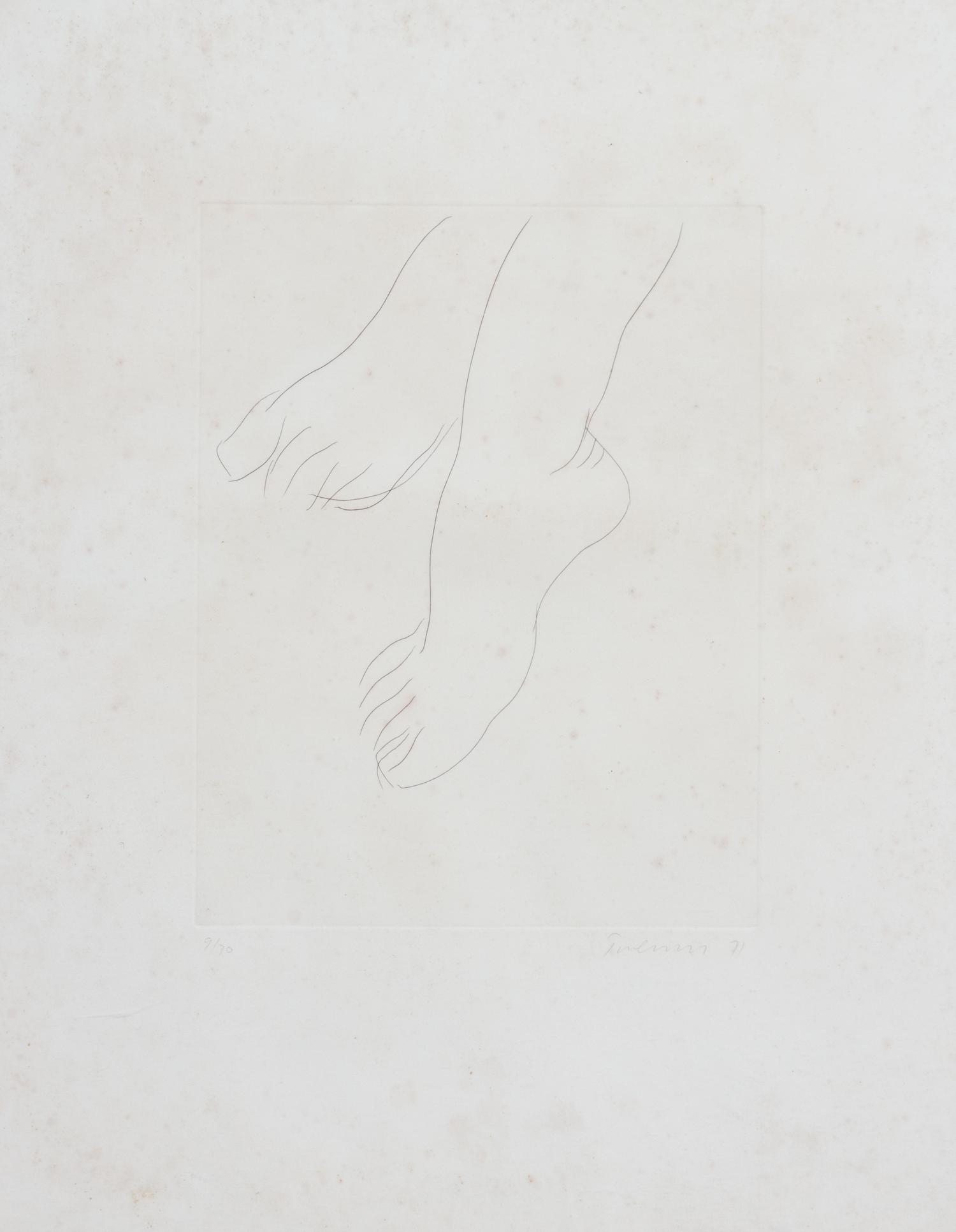 William Turnbull, (Scottish, 1922-2012), Fragments, Portfolio of Three, 1971