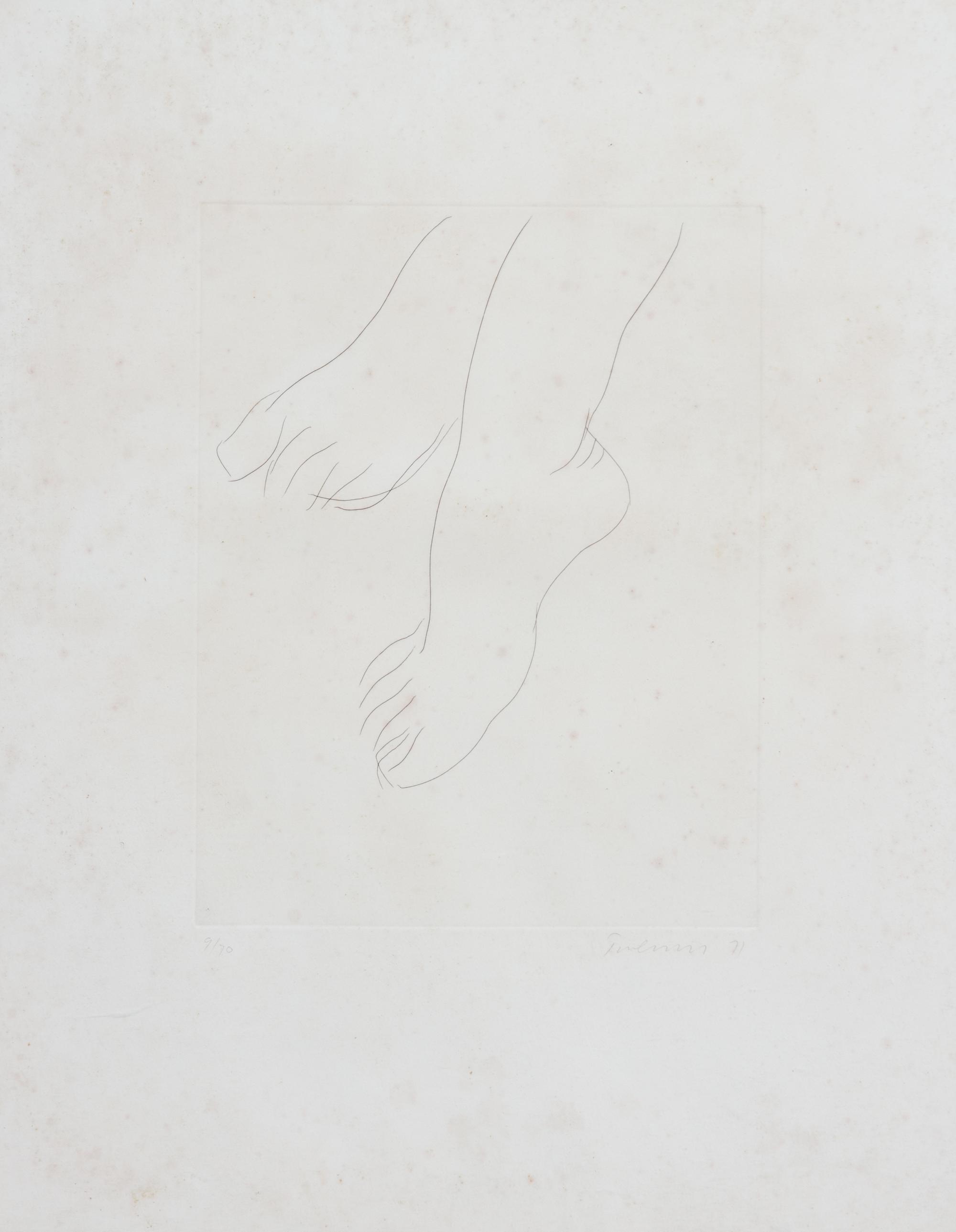 William Turnbull, (Scottish, 1922-2012), Fragments, Portfolio of Three, 1971