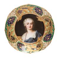 A Royal Vienna Cabinet Plate Diameter 9 5/8 inches.