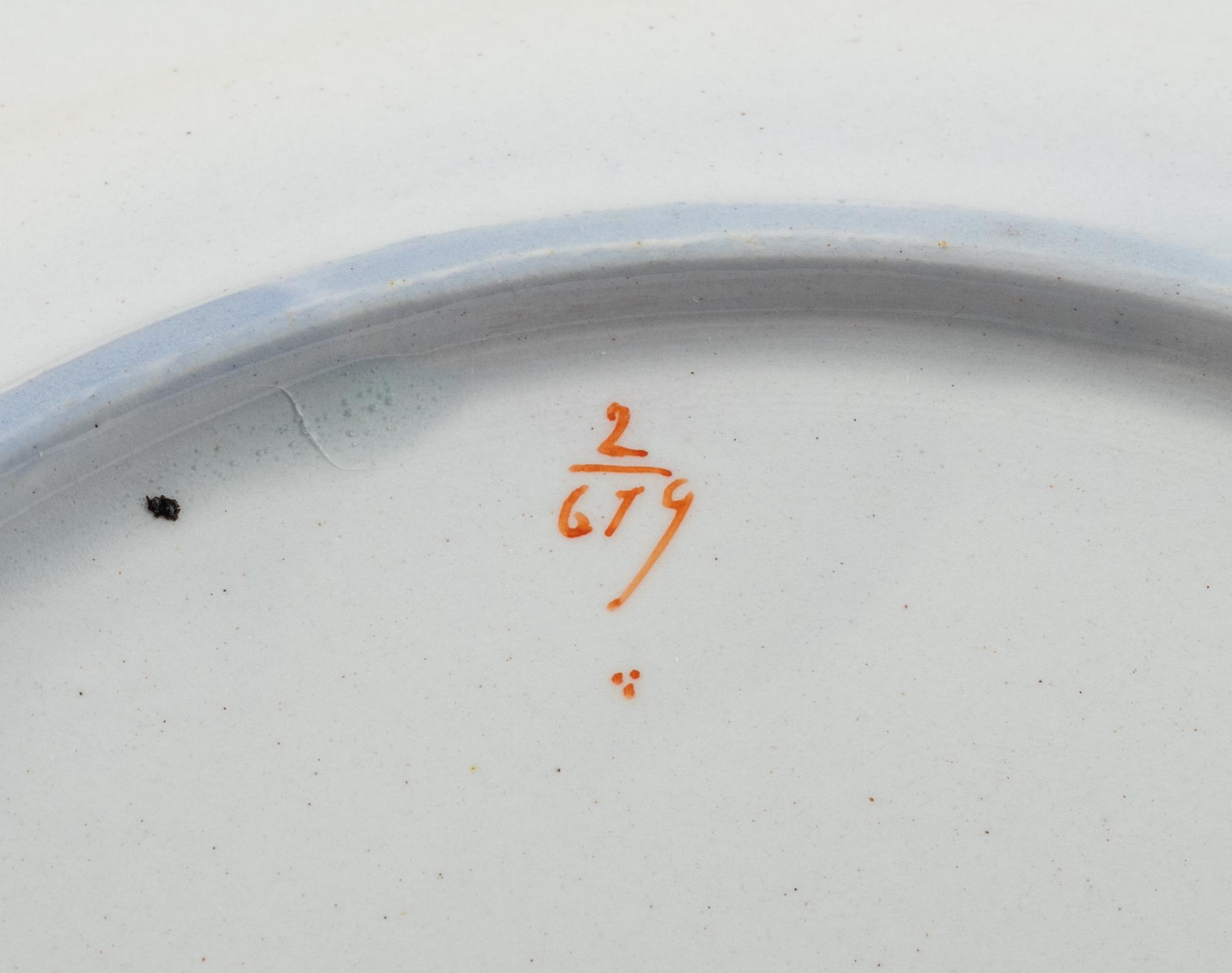 A Continental Ceramic Porcelain Dessert Service