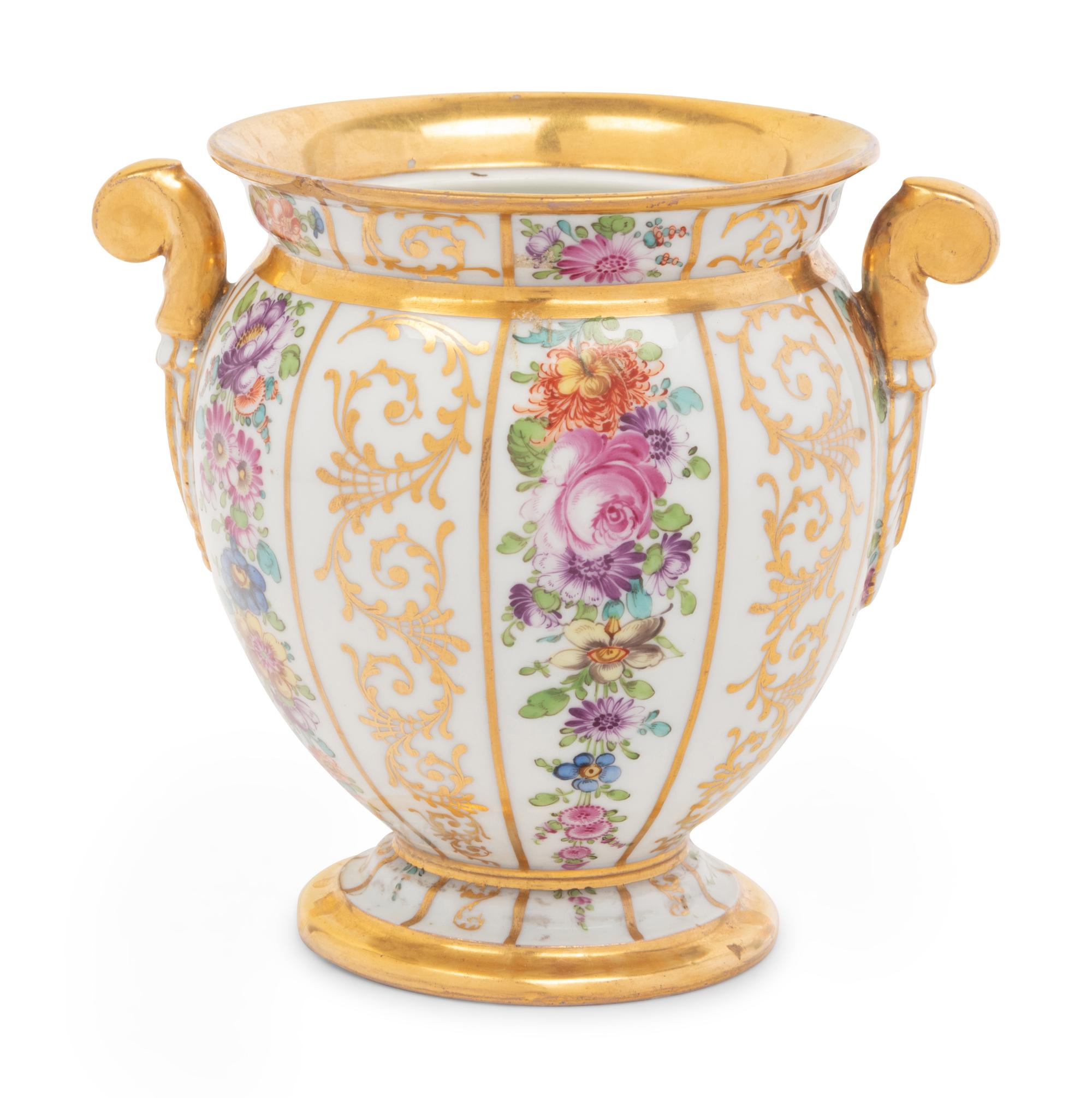 A Meissen Porcelain Jardinière