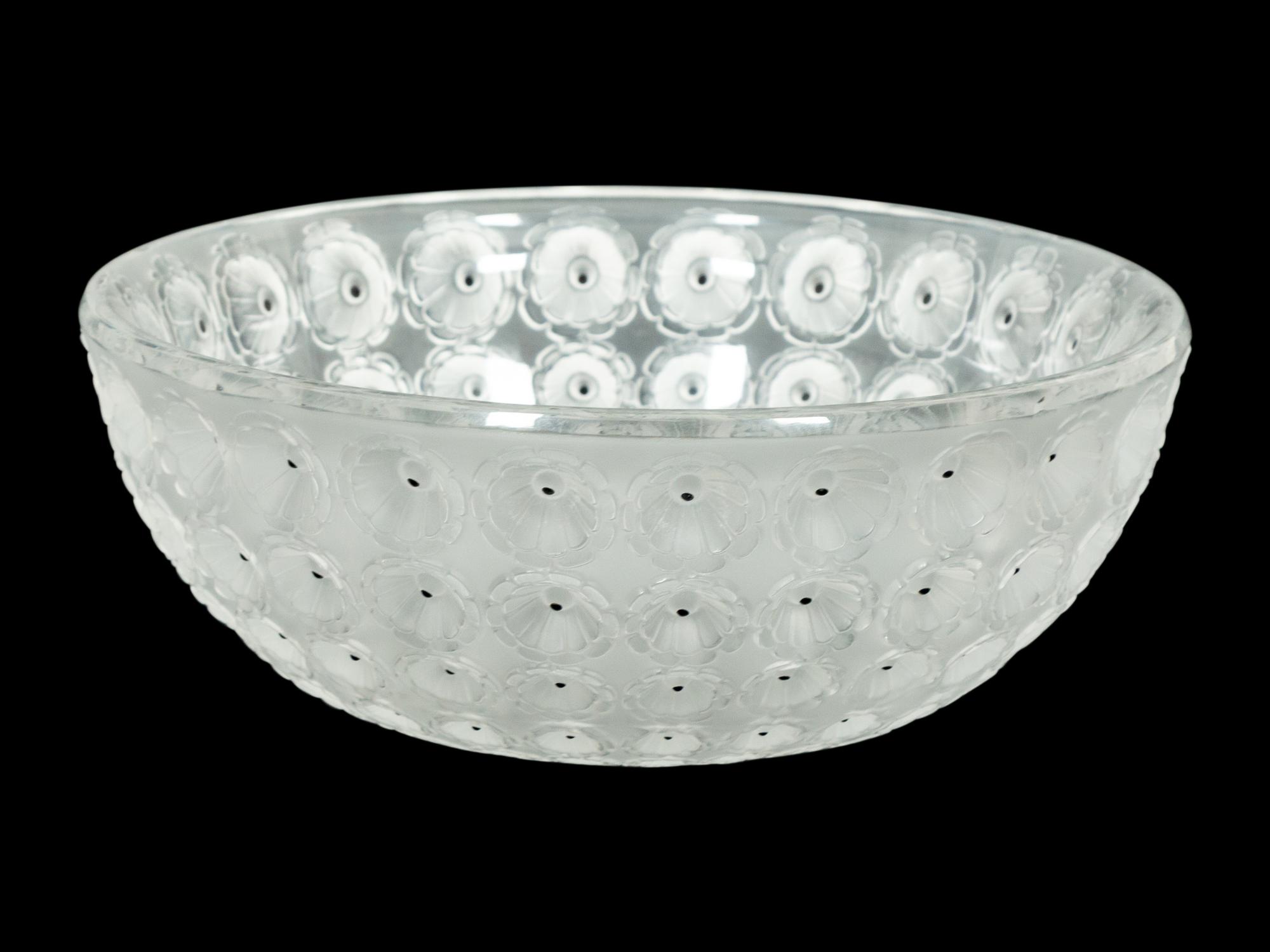Three Lalique Bowls