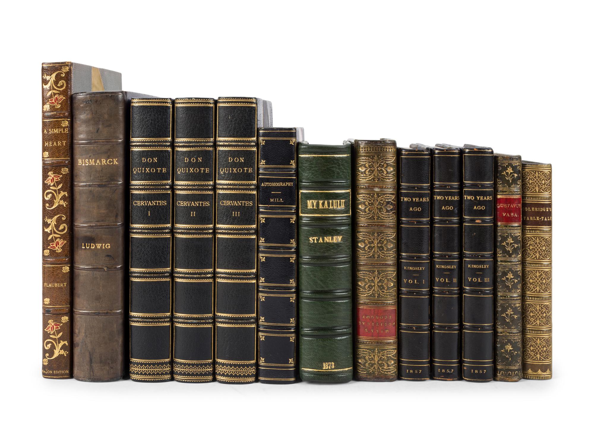 [BINDINGS]. A group of 9 works, including: