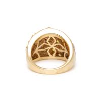 MULTICOLOR SAPPHIRE, DIAMOND, AND YELLOW GOLD SUITE