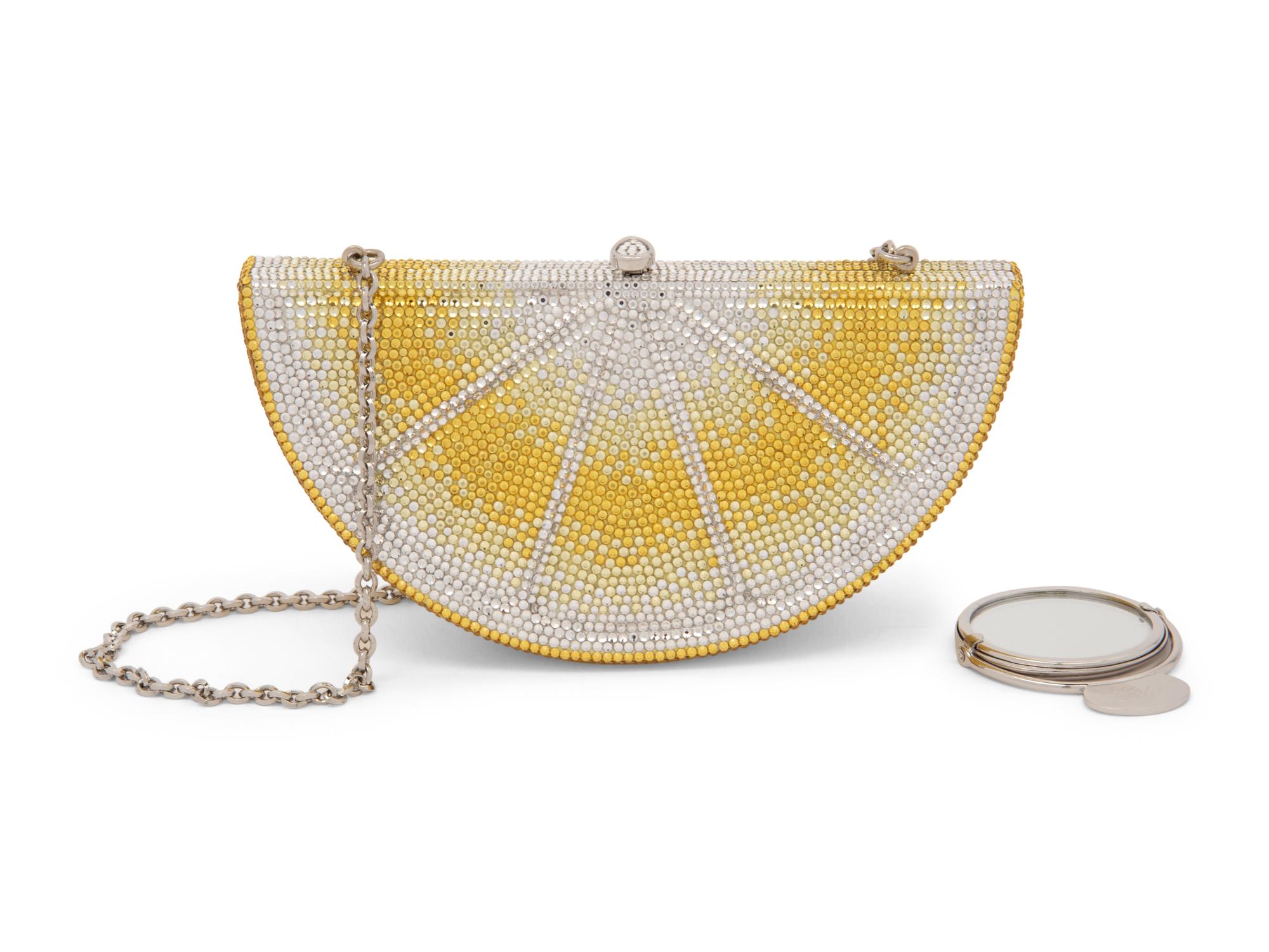 Judith Leiber Lemon Slice Minaudière