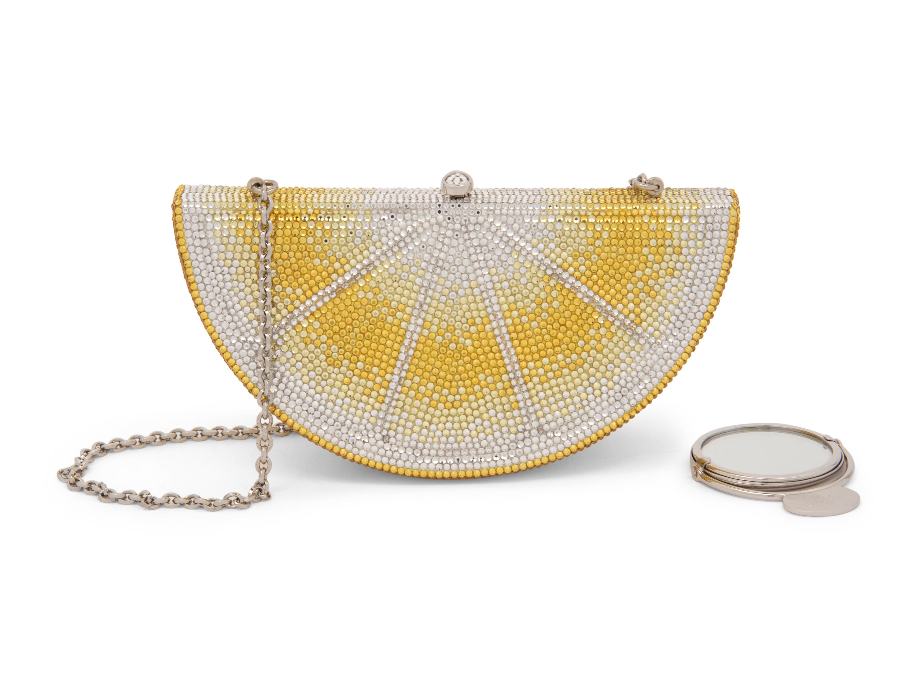 Judith Leiber Lemon Slice Minaudière