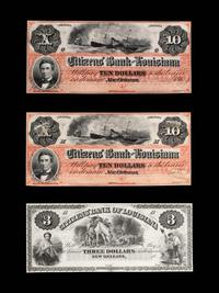 [OBSOLETE: Louisiana] Three Citizens Bank of Louisiana Bank Notes