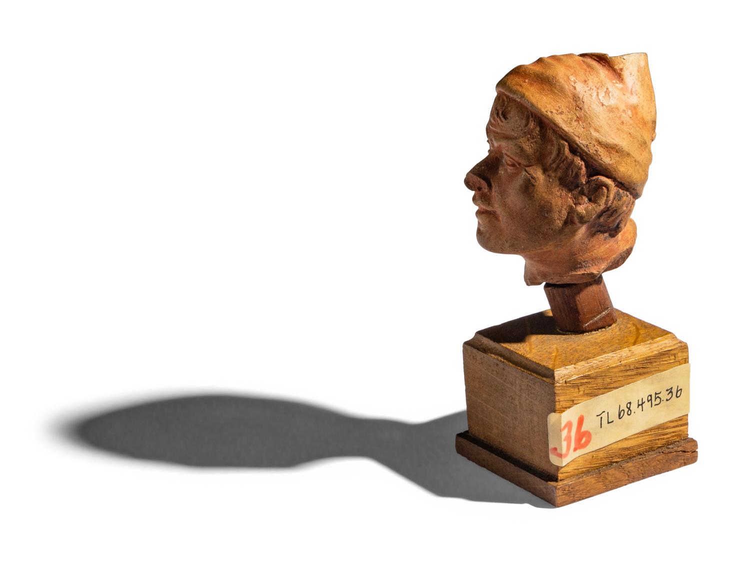 An Etruscan Terracotta Head of a Man