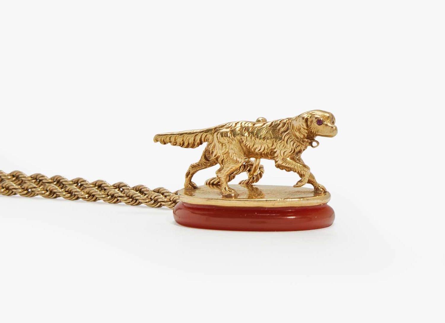A Miscellaneous Collection of Dog-Themed Jewelry