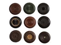 [EARLY PHOTOGRAPHY - UNION CASES]. A large collection of "oreo" cases and spare parts, including:
