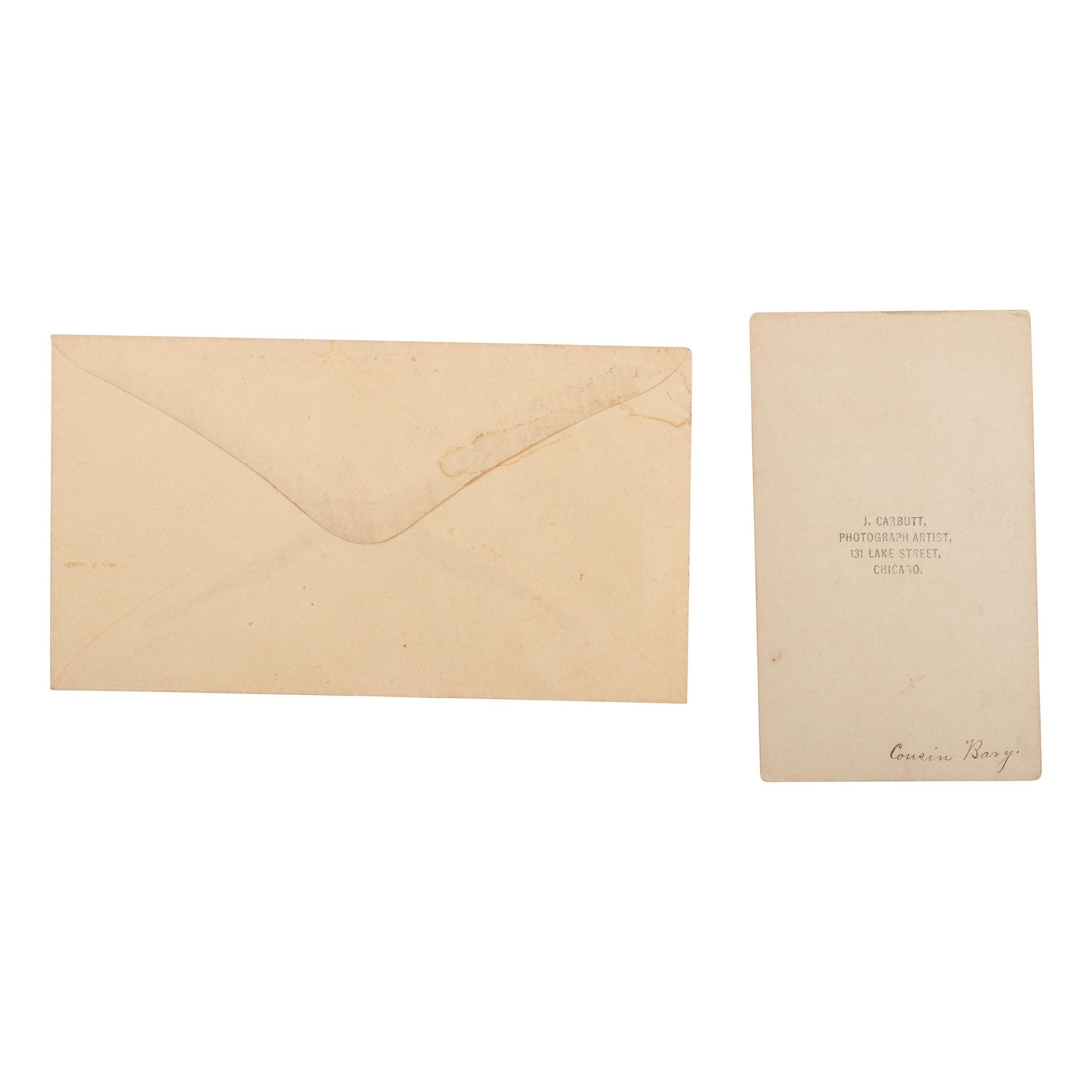[Americana] (Douglas, Stephen A.) Group of Three Items, incl. Campaign Ferrotype