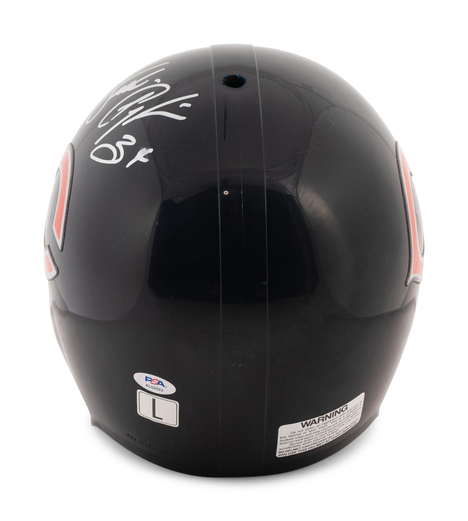 A Walter Payton Signed Autograph Chicago Bears Football Full Size Helmet (PSA Authentic),