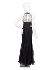 Christian Dior by John Galliano, Black Chantilly Lace Gown, 2009