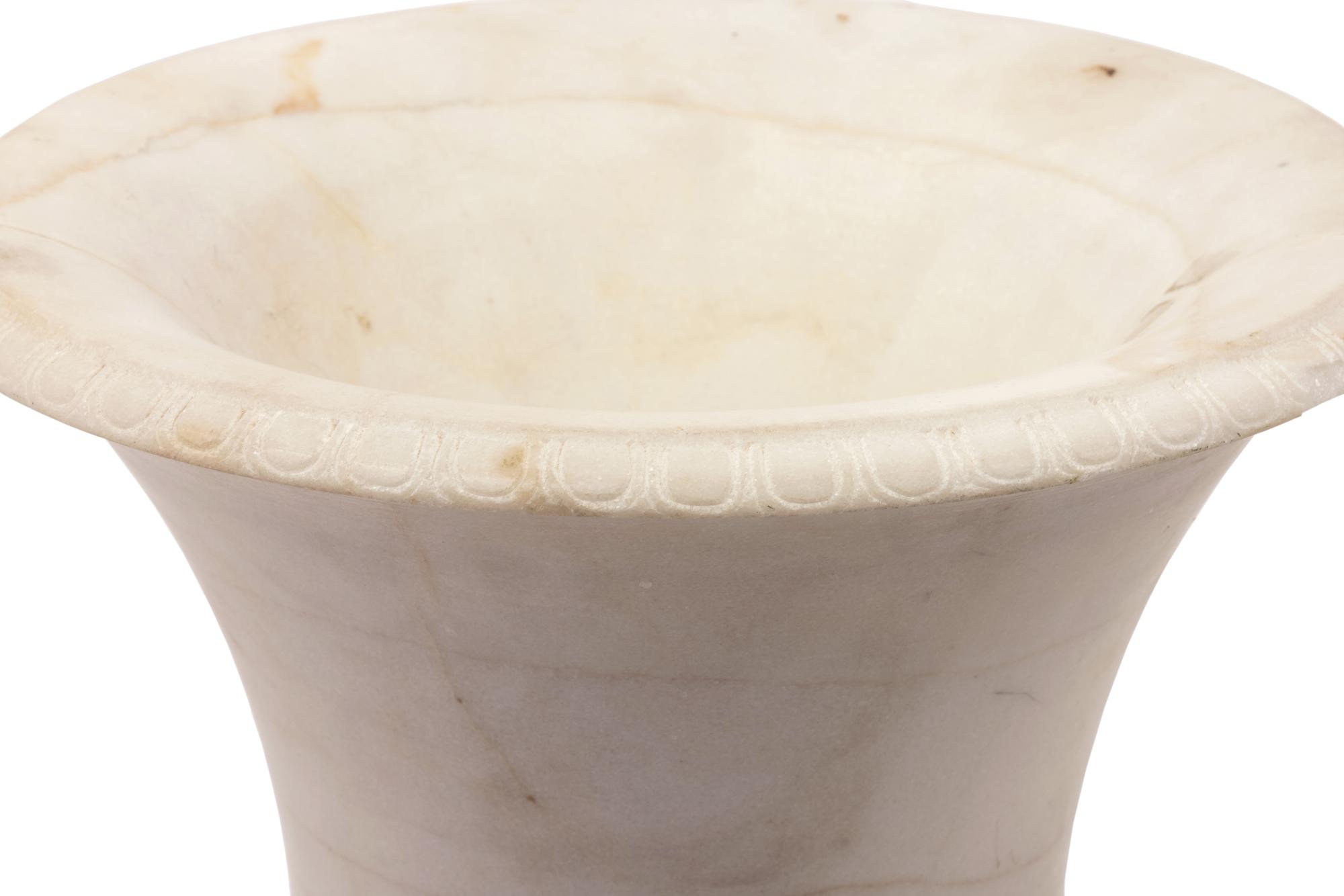 A Pair of Marble Urns