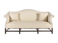 A George III Style Mahogany Camelback Sofa