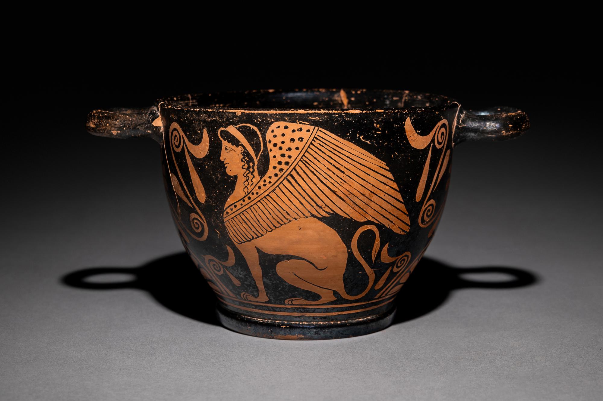 A Lucanian Red-Figured Skyphos